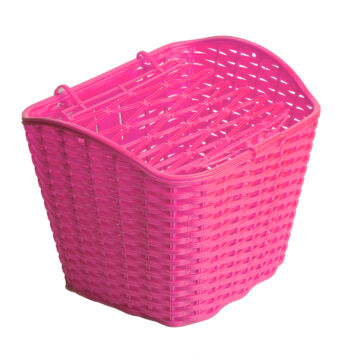 Kosár első pink műanyag 26"-28" mérethez