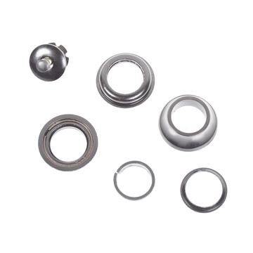 Kormányfej klt. acél 11/8''AHE fekete 44 mm