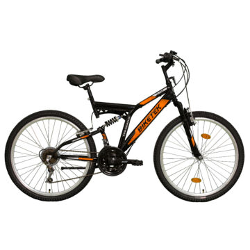 26" Biketek Eland 2.0 kerékpár fekete-narancs váltós