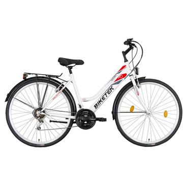 28 Biketek Maxwell kerékpár női fehér váltós trekking