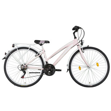 28" Koliken Gisu kerékpár női rózsa váltós