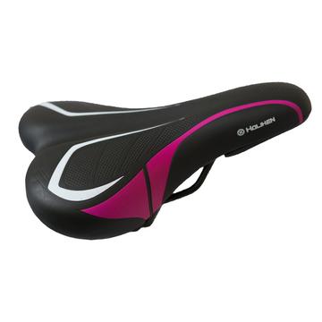 Nyereg 20" gyerek fekete pink csíkkal