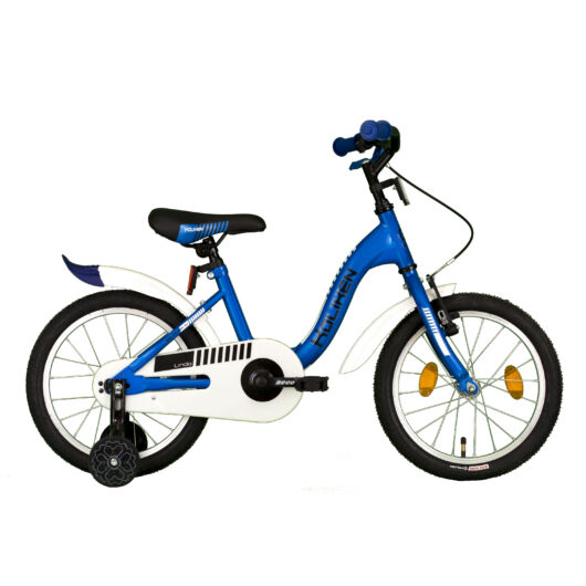 16" Koliken Lindo kerékpár kék-fehér, kontrás